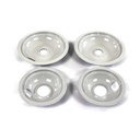 Whirlpool Range /Oven Drip Bowl Kit (4 Pack) - W10291024, Replaces: 242955