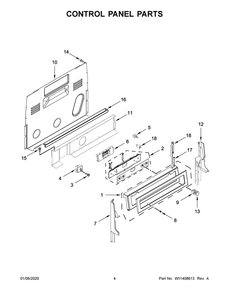 Whirlpool Range /Oven Range Breaker, 15 Amp, Black - WP9757602