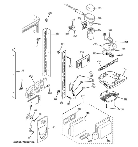 GE Range /Oven Range Lamp - WS01F01495