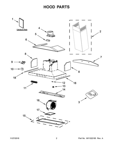 Whirlpool Range /Oven Range Hood Light Assembly - W10916652