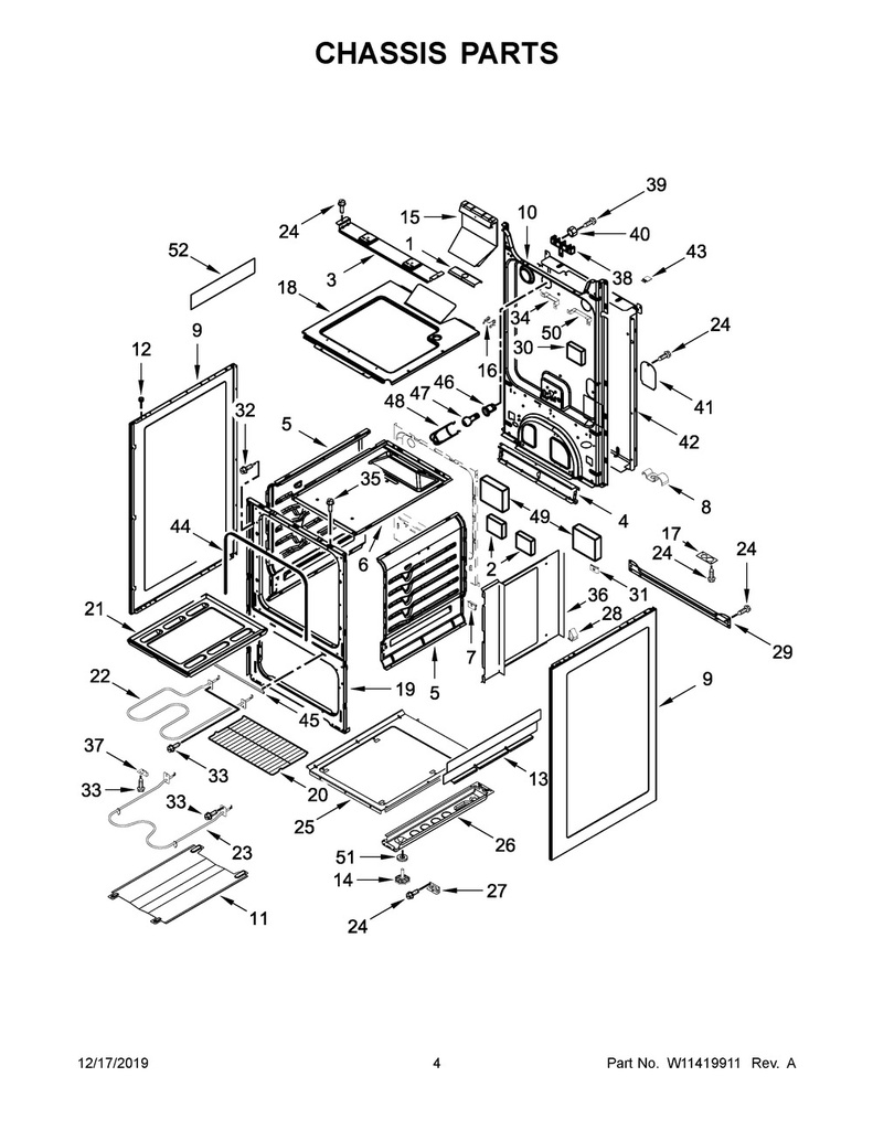 Whirlpool Range /Oven Front Leveling Leg - WP3196037, Replaces: 3196037