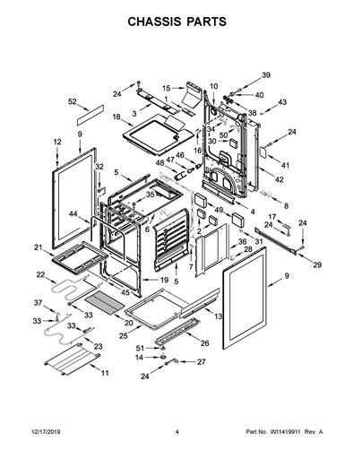 Whirlpool Range /Oven Front Leveling Leg - WP3196037, Replaces: 3196037