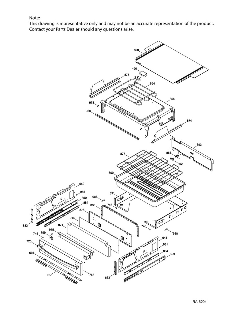 GE Range /Oven Range Bumper - WS01L16281