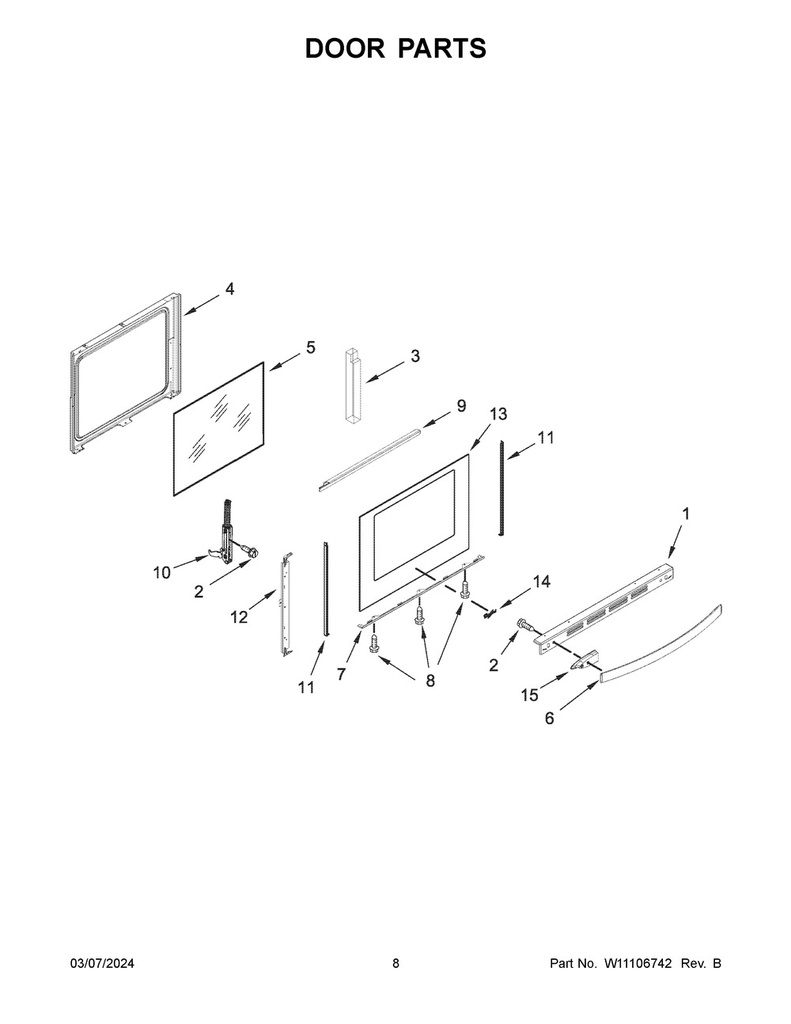 Whirlpool Range /Oven Range Side Trim, White - W10334003