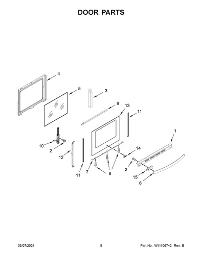 Whirlpool Range /Oven Range Side Trim, White - W10334003