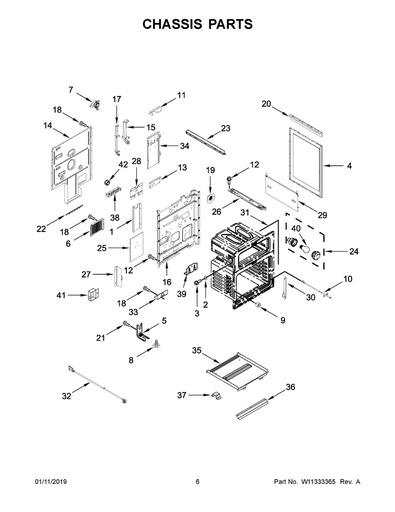 Whirlpool Range /Oven Range Side Panel, Black - W10832695