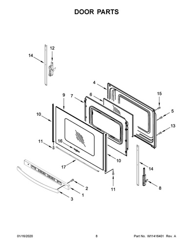 Whirlpool Range Hood Vent Trim - W11096161, Replaces: W11047800