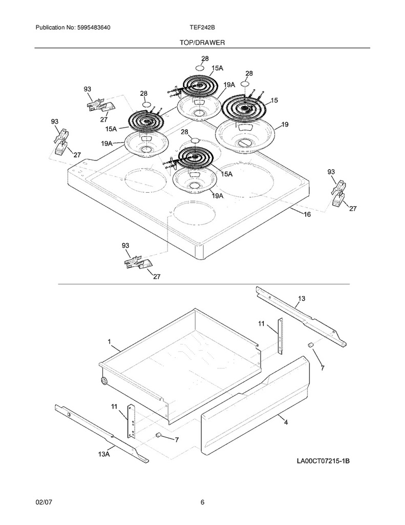 Frigidaire Range /Oven Range Drawer Spacer - 318014800