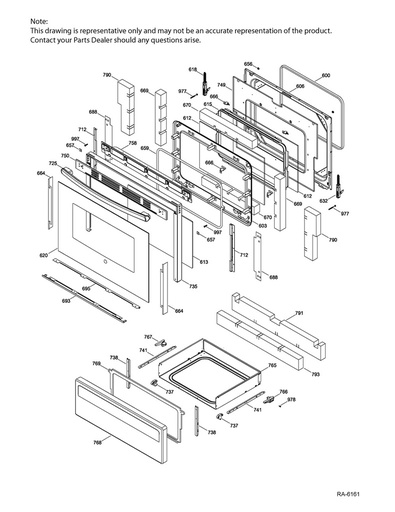 GE Range /Oven Range Radiant Cooktop Main Wire Harness - WS01F07839