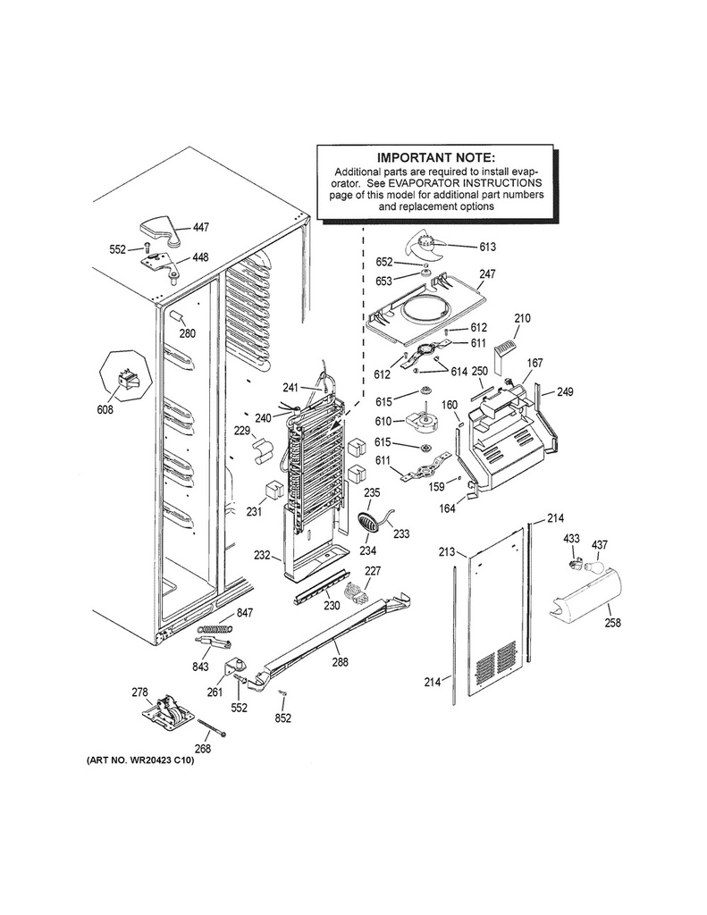 GE Refrigerator Refrigerator Defrost Heater Assembly - WG03F00771