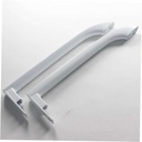 Frigidaire Refrigerator Door Handle Set (White) - 5304506469, Replaces: 242059501