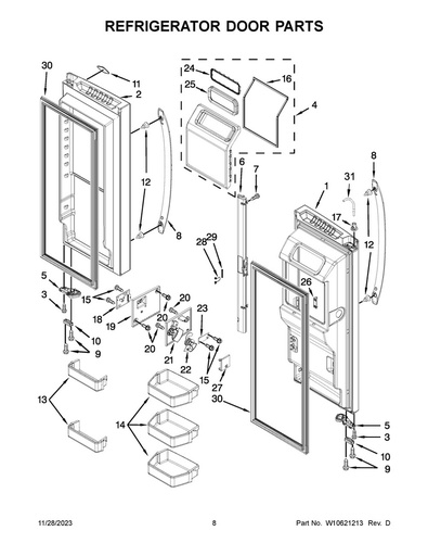 Whirlpool Refrigerator Nameplate - WPW10391355, Replaces: W10391355