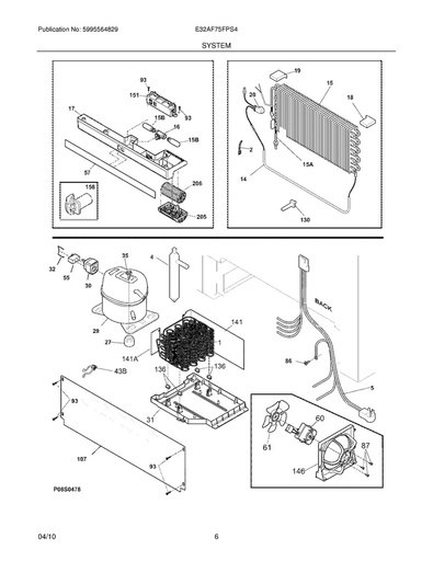 Frigidaire Freezer Evaporator - 297414901, Replaces: 216737300