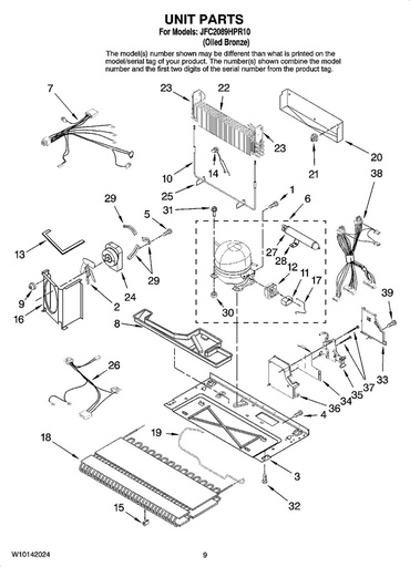 Whirlpool Refrigerator Evaporator Kit - 12002041, Replaces: 8171084
