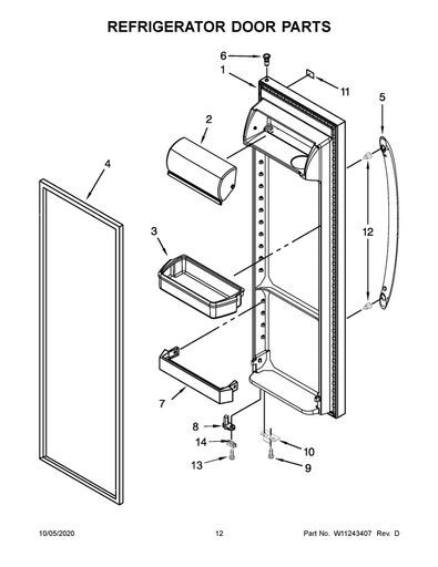 Whirlpool Dryer Nameplate - WPW10612926, Replaces: W10612926