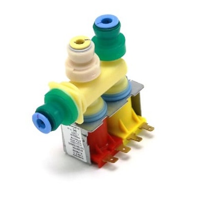 Whirlpool Refrigerator Dual Water Inlet Valve - WPW10341320, Replaces: W10341320
