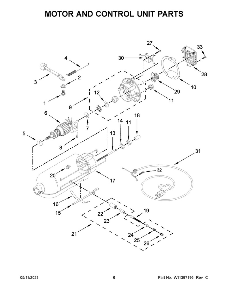 Whirlpool Small Appliance Stand Mixer Speed Control Plate - WPW10119326