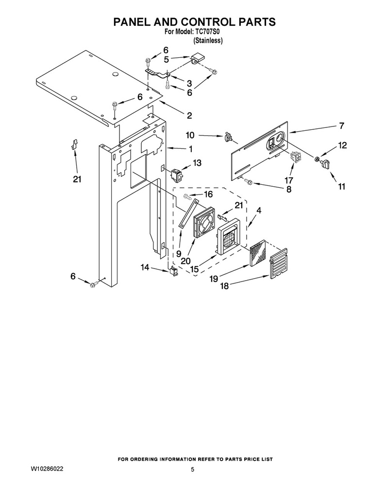 Whirlpool Trash Compactor Off Switch Kit - W10342596, Replaces: 9871976