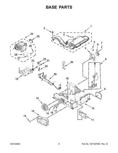 Whirlpool Washer Nut - W10759923, Replaces: W10163336