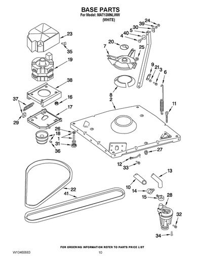Whirlpool Washer Bolt - W10175938, Replaces: 14870