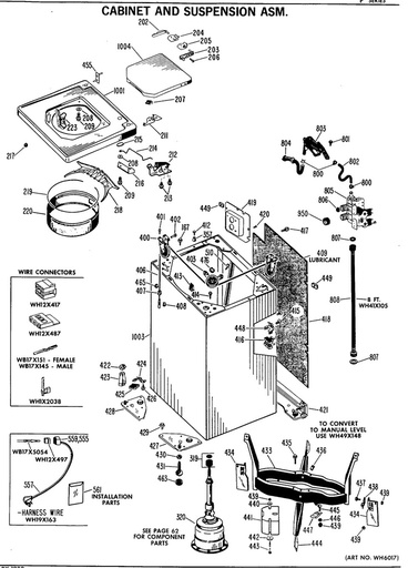 GE Washer Agitator Spline Support & Shim - WG04A01311