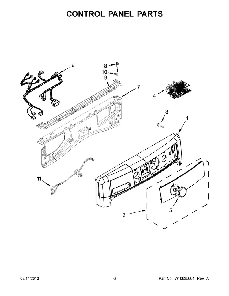 Whirlpool Washer Wire Harness - W10602913