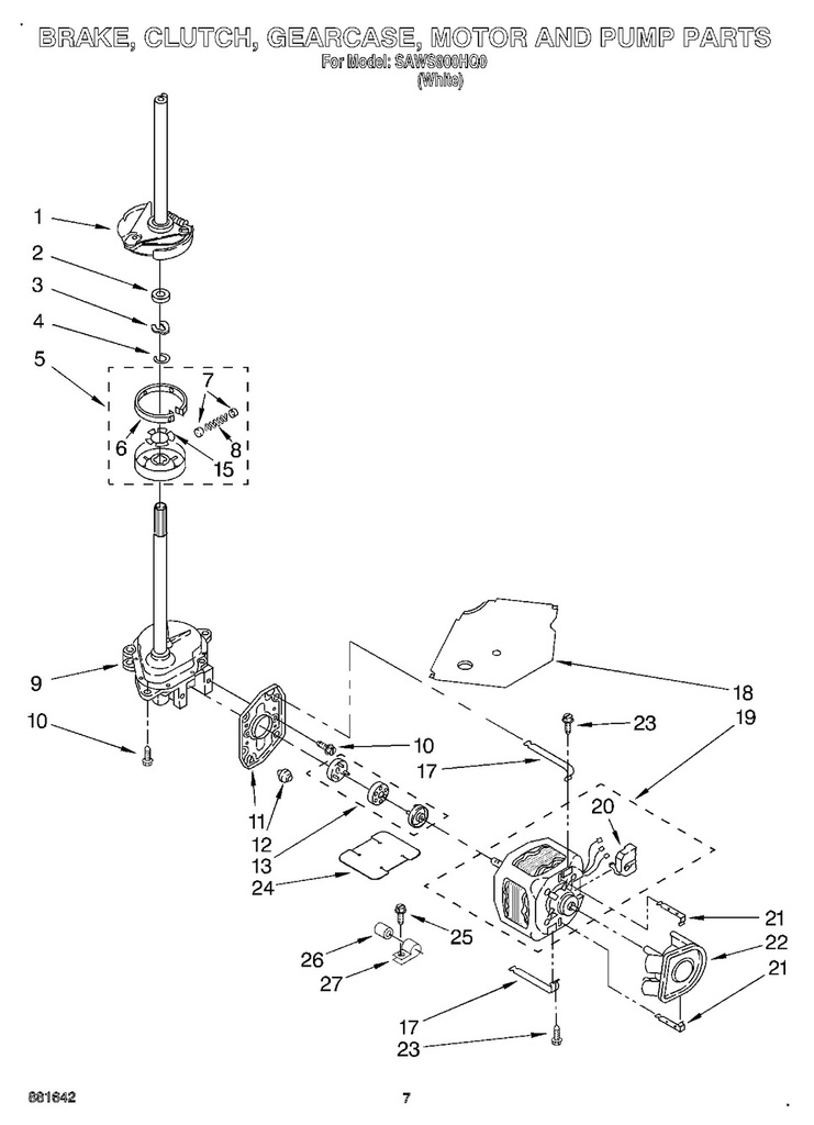 Whirlpool Washer Clutch - WP3953062