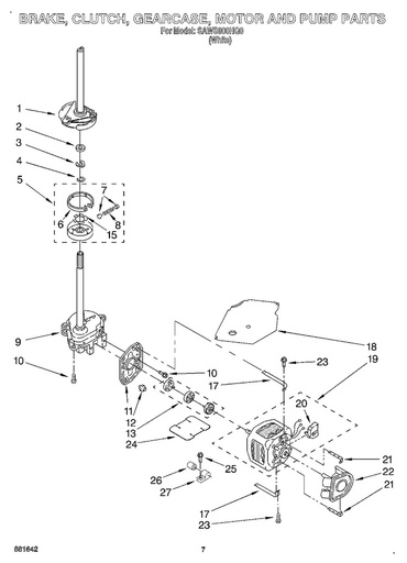Whirlpool Washer Clutch - WP3953062