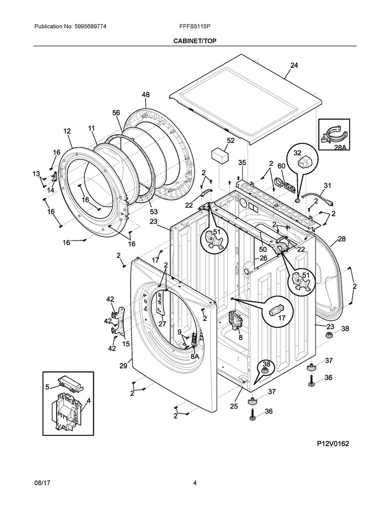 Frigidaire Washer Door Strike - 131763302, Replaces: 131763300
