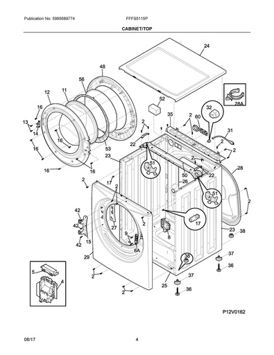 Frigidaire Washer Door Strike - 131763302, Replaces: 131763300