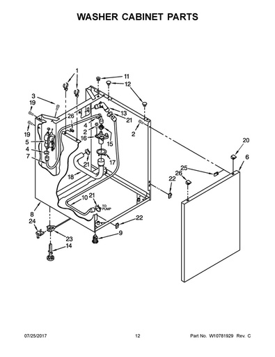 Whirlpool Washer Siphon - WP356363, Replaces: 356363