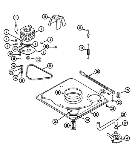 Whirlpool Washer Suspension Spring - WP21001598, Replaces: 21001598