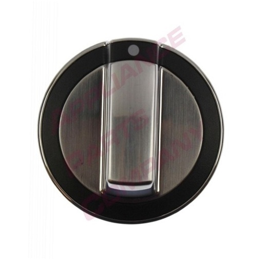 Whirlpool Range /Oven Control Knob (Stainless) - WPW10284885, Replaces: W10284885