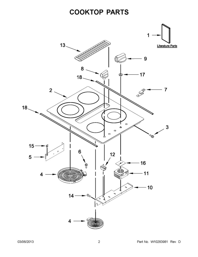 Whirlpool Range /Oven Dual Surface Element - WPW10178022, Replaces: W10178022