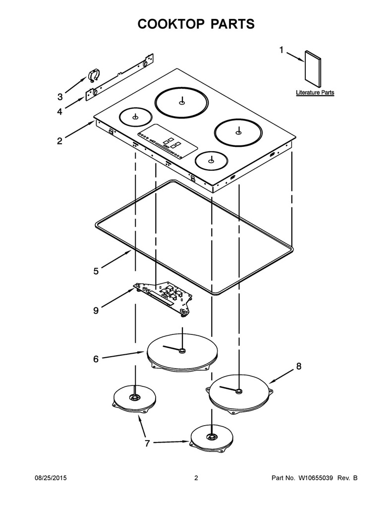 Whirlpool Range /Oven Range Hotplate Surface Element - W10328384