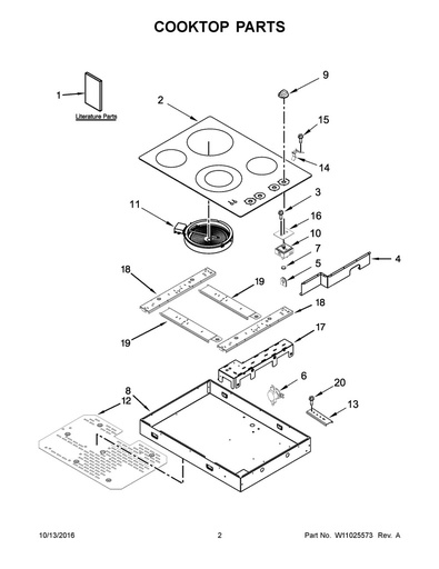 Whirlpool Range Hood Dual Radiant Surface Element - WPW10251107, Replaces: W10251107