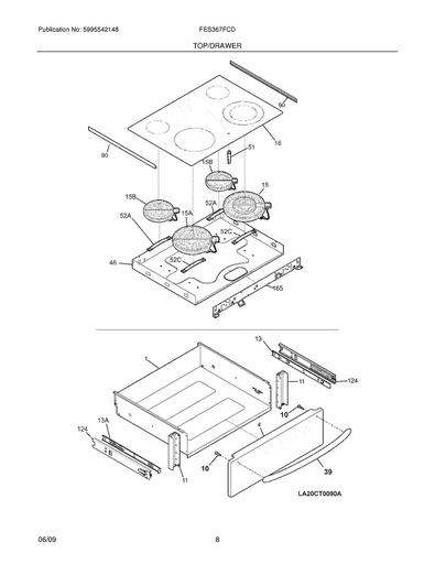 Frigidaire Range /Oven Range Radiant Surface Element, 9", 2700W - 318198838