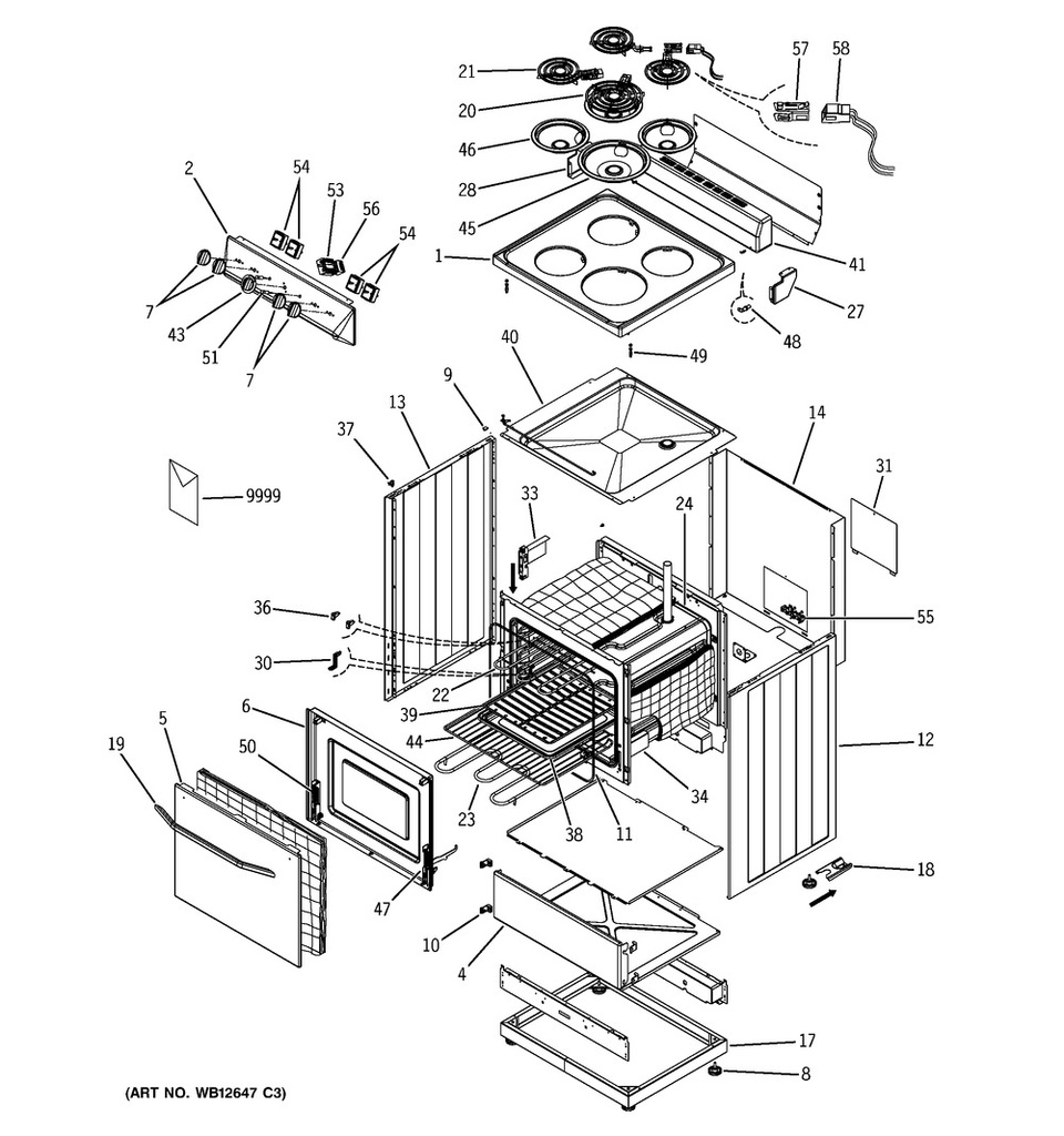 GE Range /Oven Range Anti-Tip Kit - WG02A00680