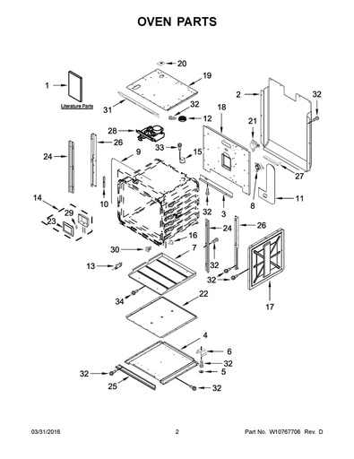 Whirlpool Range /Oven Vent Trim - WPW10176036, Replaces: W10176036