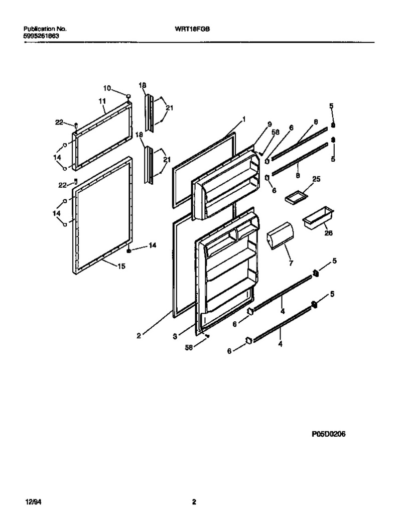 Frigidaire Refrigerator Door Shelf End Cap (Right Side) - 5303207230, Replaces: 401172