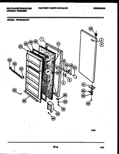 Frigidaire Freezer Door Shelf End Cap Set - 5303925377, Replaces: 06599900
