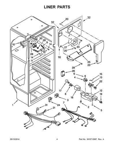 Whirlpool Refrigerator Thermostat - WPW10567140, Replaces: 2183403