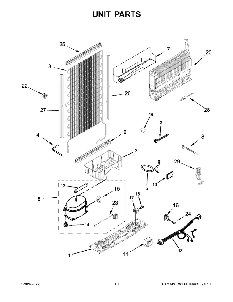 Whirlpool Refrigerator Lokring/Coupler - W11504449, Replaces: W11400737