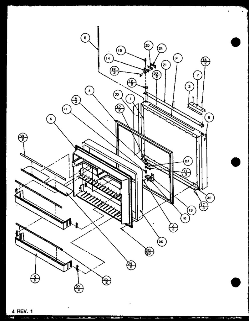 Whirlpool Refrigerator Refrigerator Freezer Door Gasket, White - WPD7605115Q