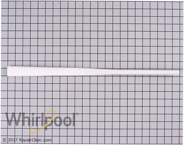 Whirlpool Refrigerator Door Handle (White) - WP2162555, Replaces: 2148035