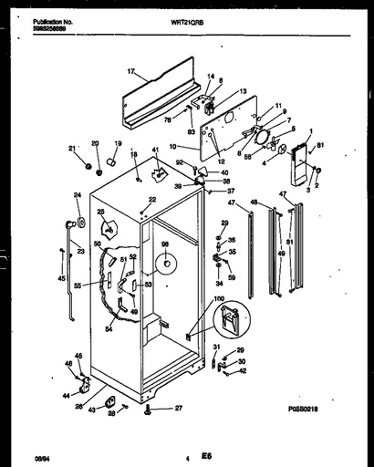 Frigidaire Refrigerator Refrigerator Door Hinge Washer - 5308000186