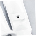 Whirlpool Refrigerator Door Handle Kit (White) - 4388947, Replaces: 2193350W