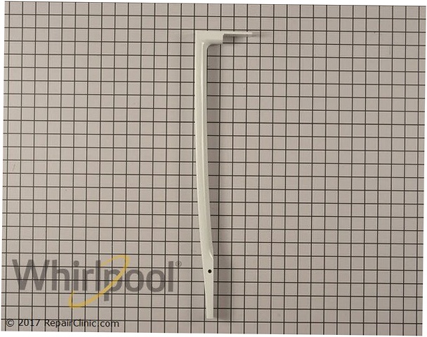 Whirlpool Refrigerator Door Handle (White) - WPW10498429, Replaces: W10366325