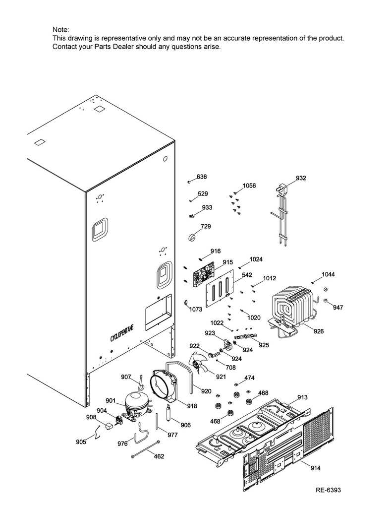 GE Refrigerator Refrigerator Air Tower Duct Assembly - WR03F04480