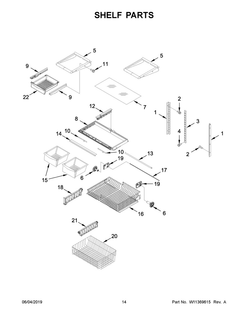 Whirlpool Refrigerator Meat Pan - WP67001308, Replaces: 12656504